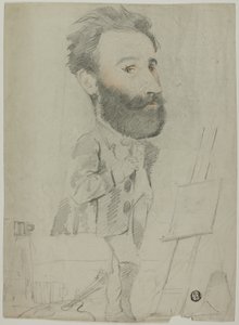 Caricature of an Art Teacher by Unknown