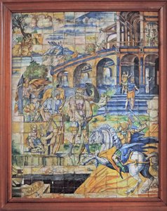 Tiled Scene, Chateau de Chantilly