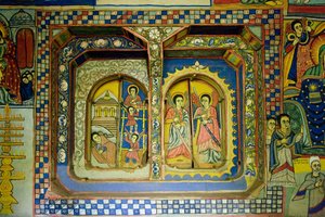 Debre Sina Maryam Church, Gorgora, Lake Tana, Ethiopia, Africa