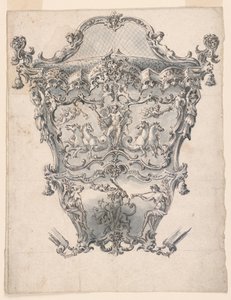 Design for a Back Panel of a Coach by Unknown