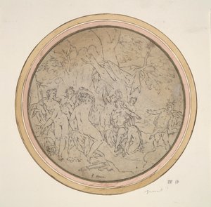 Diana and Her Nymphs Surprised by Actaeon by Unknown