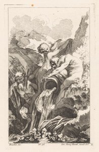 Fountain with Man, Woman and Satyr, Various Fountains (series title)