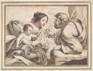 Holy Family with a Bird