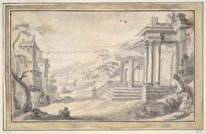 Italianate Landscape with Imaginary Villa