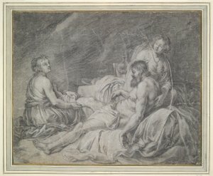 Lot and His Daughters by Unknown