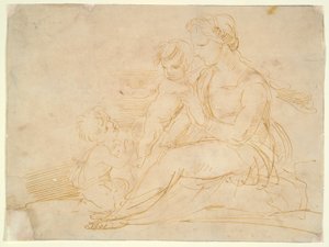 Madonna and Child with Saint John