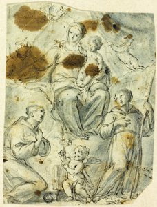 Madonna and Child, with Saints Anthony of Padua and William of Aquitaine