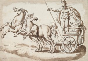 Mars in a Chariot Drawn by Two Horses