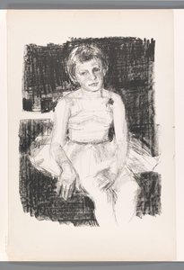 Girl in Ballet Outfit by Unknown