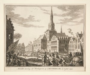 Failed Attack of the Anabaptists on Amsterdam by Unknown
