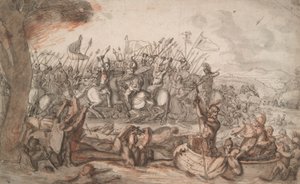 Roman Battle Scene