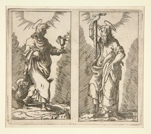 Saint John and Saint Simon by Unknown