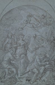 Study for an Allegory with River God and Plenty