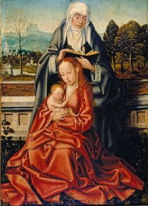 The Virgin and Child with St Anne by Unknown