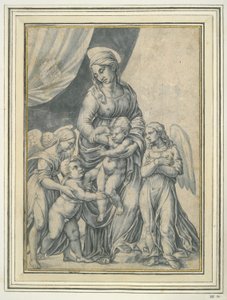 The Virgin and Child with the Infant St. John the Baptist and Two Angels