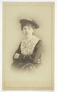 Untitled (Portrait of Woman with Hat)