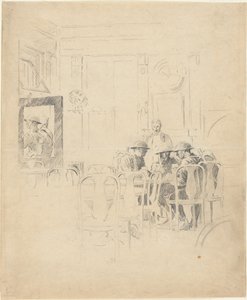 Untitled (Soldiers in a Cafe) by Unknown