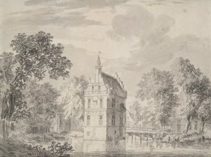 View of Crayestein Castle, Holland by Unknown