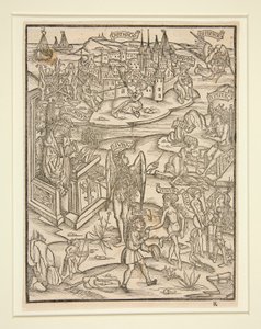 Woodcut from the Strasbourg Virgil, 1502 by Unknown
