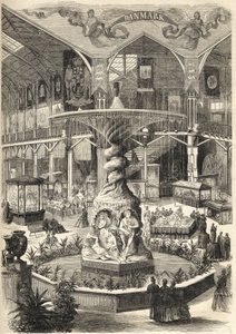 1866 Stockholm Expo - art and industrial art exhibition