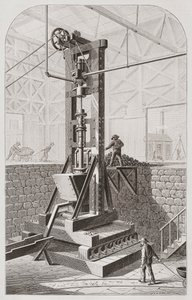 19th Century Stamp Mill, Also Known as a Stamp Battery or Stamping Mill by Unknown artist