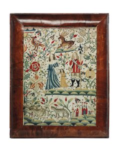 A William and Mary needlework picture