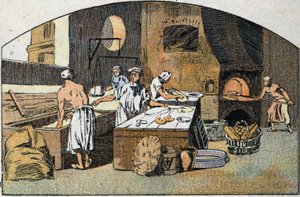 A bakery in the 18th century