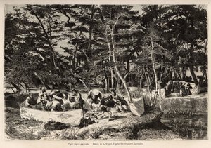 A Bourgeois Picnic in the Suburbs of Edo by Unknown artist