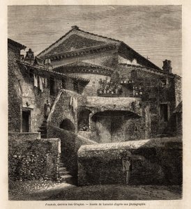 A cloaca behind the chapel of San Crispino by Unknown artist