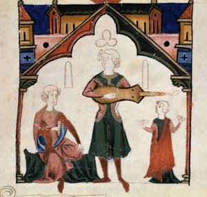 A group of poets and musicians