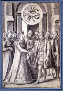 A marriage in the 17th century, under the sign of cancer