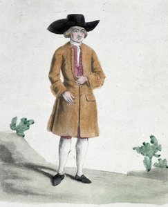 A quaker - drawing, early 19th century