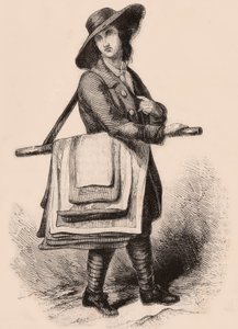 A seller of geographical maps by Unknown