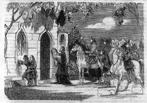 A wedding in Brittany in the 14th century by Unknown artist