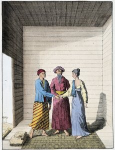 A wedding in Sumatra by Unknown artist