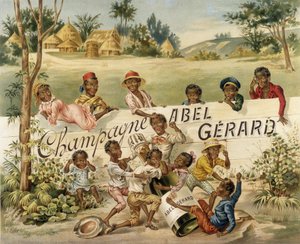 Advertising poster for Champagne Abel Gérard, late 19th century