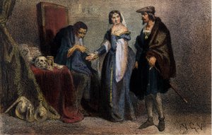Agnes Sorel Consulting an Astrologer by Unknown artist