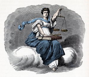 Allegory of Justice - 1882 by Unknown artist