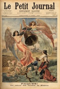 Allegory to celebrate the return of the Easter bells