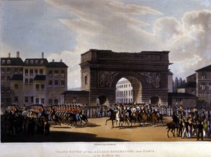Allies Entered Paris on 31 March 1814 (engraving of 1826) by Unknown artist