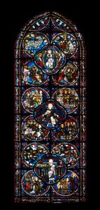 Ambulatory window (stained glass) by Unknown artist