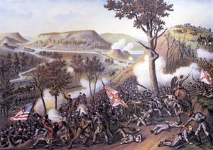 American Civil War (1861-1865): Siege of Missionary Ridge, November 25 by Unknown artist