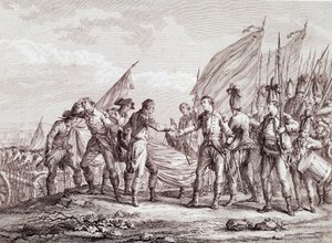 American Revolutionary War: Surrender of General Burgoyne in Saratoga