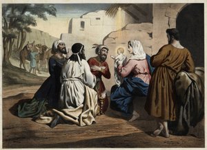 Anonymous engraving from the middle of the 19th century