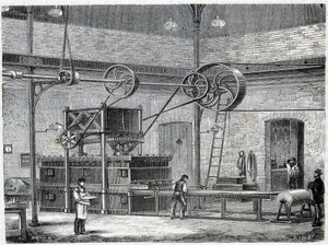 Apparatus for vulcanizing rubber by dry steam in 