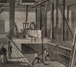 Drilling of the Artesian Well of Passy