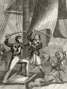 Attack of Pirates by Unknown artist