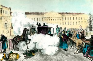 Assassination of the Russian Emperor Alexander II in St. Petersburg