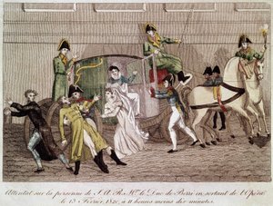 Attack on the Duke of Berry by Louis Pierre Louvel when leaving the Opera on February 13, 1820 by Unknown artist