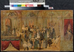 Fancy-dress Ball with Devil by Unknown artist